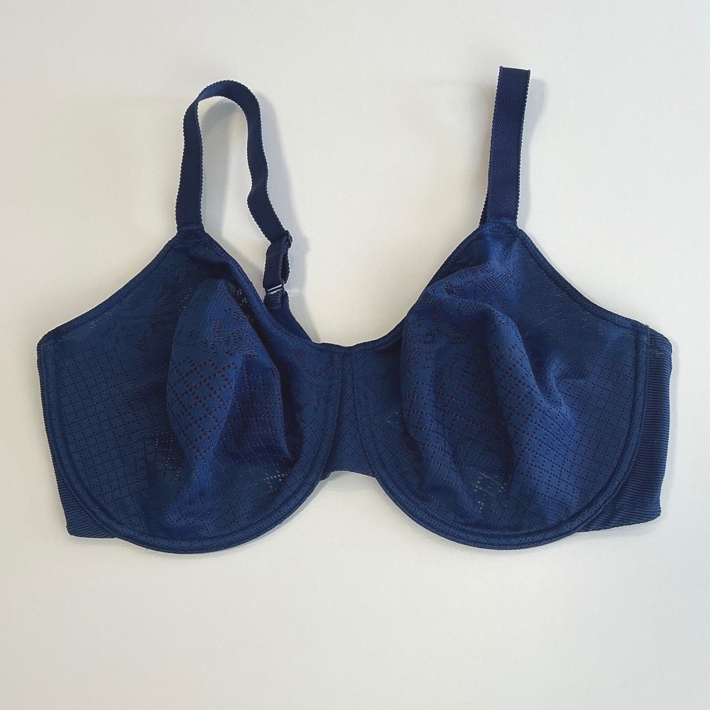 Wacoal Seamless Visual Effects Minimizer 40DDD Bra 857210 Navy Dark Blue